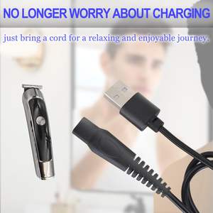 Kit de toilettage professionnel rechargeable par USB, tondeuse à cheveux réglable pour barbiers, lames en acier inoxydable pour usage domestique - Product Image 5