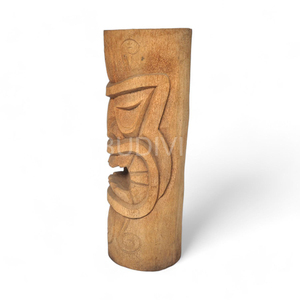 Tall Tribal Tiki Wooden Coffee <b>Stool</b> Handmade Ethnic Furniture for Wholesale Interior <b>and</b> Tropical Display - Product Image 3