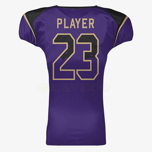 Camiseta de uniforme de fútbol americano por sublimación personalizada de alta calidad, venta al por mayor, los mejores equipos superiores, opciones de talla grande transpirable - Product Image 2