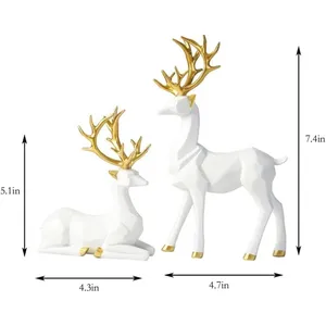 Sculpture de table d'animal abstrait moderne en métal, décoration de bureau, sculpture en métal de qualité supérieure en laiton et or par Zahid Exports en Inde - Product Image 1