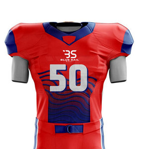 Uniforme de fútbol de malla transpirable con tecnología de secado rápido para el día del juego Conjunto de camiseta y pantalón de fútbol de estilo universitario - Product Image 3