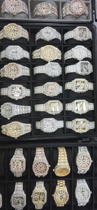 Montres personnalisées pour hommes et femmes, serties de diamants, mouvement automatique de luxe, cadran et lunette tendance, bracelet en moissanite VVS - Product Image 2