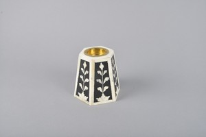 Handmade Bone Inlay Bakhoor <b>Burner</b> Black And White Floral Pattern Resin Handicraft Arabic Mabkhara For <b>Oud</b> Incense Home Decor - Product Image 5