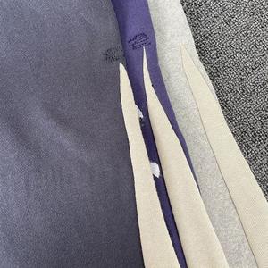 Custom High Quality 100% Cotton Spray <b>Paint</b> Jogger Men Street Wear Cool Hip-Hop Raw Edge Flared Sweatpants - Product Image 6