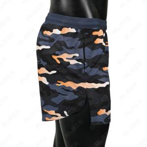 Short de gymnastique en maille imprimé d'été de haute qualité avec logo personnalisé OEM Short de basket-ball en maille pour hommes - Product Image 6