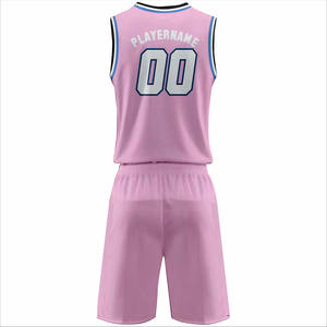 Uniformes de basket-ball de taille plus avec logo personnalisé, chemises à sublimation en jersey respirant en maille pour étudiants pour hommes et étudiants - Product Image 2