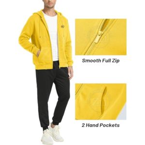 Sudaderas con Capucha de Invierno 100% Algodón, Ligeras, Talla Grande, con Logotipo Bordado Estampado, Secado Rápido, OEM, Ajuste Deportivo para Gimnasio - Product Image 3