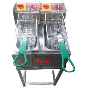 Friteuse à gaz professionnelle en acier inoxydable pour hôtel - Product Image 3
