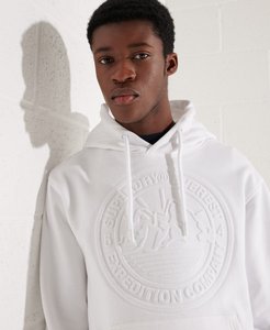 Sudadera con capucha para hombre, con Logo personalizado en relieve, venta directa de fábrica - Product Image 4