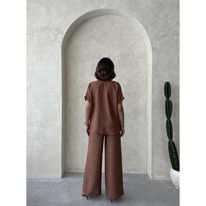 ชุดกางเกงลายดอกไม้สำหรับผู้หญิง - Product Image 1