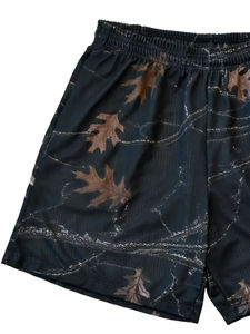 Short de gym en coton avec logo personnalisé pour hommes Vente en gros Haute qualité Noir décontracté uni avec tissu en maille et techniques d'impression - Product Image 2