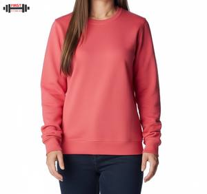 Sudadera de Invierno de Alta Calidad con Estampado Personalizado, Transpirable, de Forro Polar, para Mujer, Estilo Holgado, Cuello en V, Logotipo Frontal, de Algodón - Product Image 6