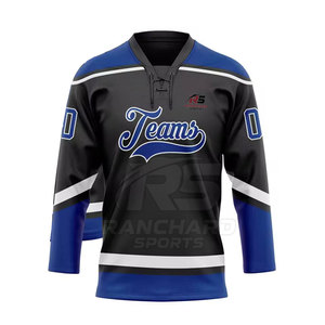 Camiseta de Hockey sobre Hielo, Ropa Deportiva de Entrenamiento, Uniforme de Equipo para el Día del Partido, Camiseta de Hockey sobre Hielo - Product Image 2