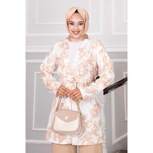 Rosa de las mujeres de 2 piezas de café leche Hijab Set - Product Image 2