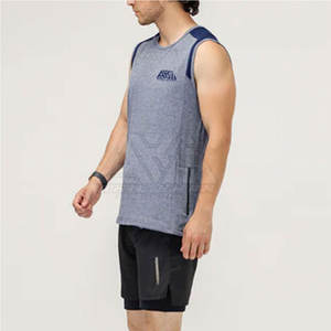 Camiseta Deportiva sin Mangas para Hombre, Personalizable, Transpirable, de Secado Rápido, para Entrenamiento, Fabricante de Ropa Deportiva OEM ODM - Product Image 4