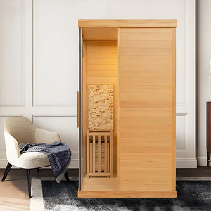 Kustom kualitas tinggi kamar <span class=keywords><strong>Sauna</strong></span> dalam ruangan 1-orang desain Modern <span class=keywords><strong>Sauna</strong></span> inframerah untuk <span class=keywords><strong>Sauna</strong></span> yang dapat disesuaikan - Product Image 4