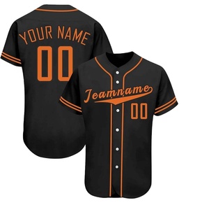 Camiseta de Softbol de Alto Rendimiento Sublimada, Estilo de Dos Botones, Mangas Cortas, Tela Ligera, Nombre del Equipo y Logotipo Personalizados - Product Image 1