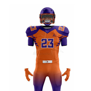 Uniforme de football américain pour hommes, respirant, grande taille, tissu court et extensible, conçu pour les matchs en plein air et les séances d'entraînement - Product Image 6