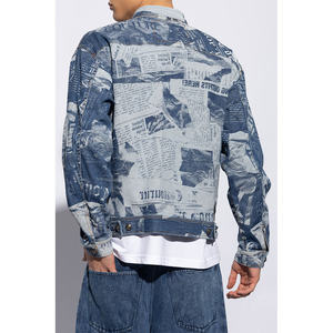 Chaqueta en Oferta para Hombre, Chaqueta Vaquera con Logotipo/Color Personalizado, Color Sólido, Transpirable, Antiarrugas, Estilo Casual y Urbano - Product Image 4