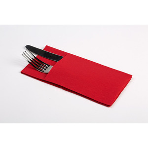 Serviettes de table de poche Kanguro Point-to-Point rouges 30x40cm, 16 paquets x 60 pièces, B2B - Product Image 1