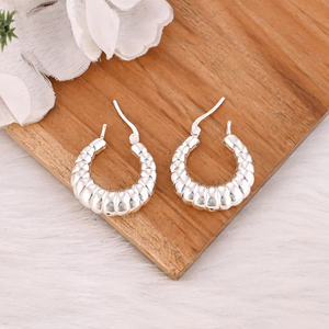 Bohemian Designer 925 <b>silver</b> Earrings Handcrafted Ethnic Statement Jewelry High-quality <b>Hoop</b> Earrings Bulk Order Gift For Her - Product Image 5