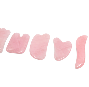 OEM/ODM cuerpo raspado Rosa Jade Gua Sha piedra <span class=keywords><strong>cara</strong></span> adelgazamiento amatista cristal Bian Piedra Rosa <span class=keywords><strong>Cuarzo</strong></span> masaje herramienta tablero <span class=keywords><strong>rodillo</strong></span> - Product Image 5