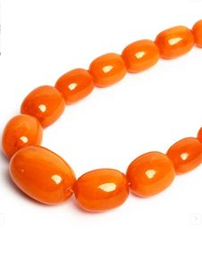 Collar de resina de moda hecho a mano joyería de moda con patrón de modelo atractivo - Product Image 4