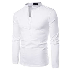 2023 New High Quality Summer Wear Bamboo Cotton Blended Custom <b>Long</b> <b>Sleeve</b> <b>Shirts</b> <b>Mens</b> <b>Long</b> <b>Sleeve</b> <b>T</b> <b>Shirts</b> for <b>Men</b> OEM Support - Product Image 5
