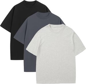 T-shirt pour homme en coton 100% respirant et écologique, imprimé à l'écran, tricoté, service OEM, prix de gros bon marché - Product Image 2