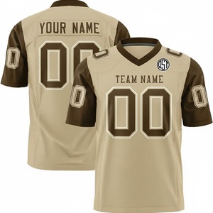 Maillot de football américain pour jeunes en gros, uniforme en polyester léger 175GSM, vêtements de sport pour entraînement et match d'équipe - Product Image 3