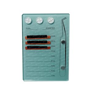 Nouveauté Vente en gros Logo personnalisé Plateaux carrés pour cils Extensions de cils Porte-pince à épiler avec plateaux pour palettes - Product Image 4