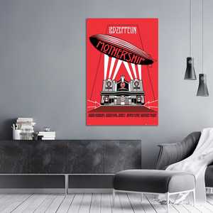 โปสเตอร์เลด เซพเพลิน ดีไซน์ทันสมัยพร้อมภาพเรือแม่ทัพสุดโดดเด่น - Product Image 4