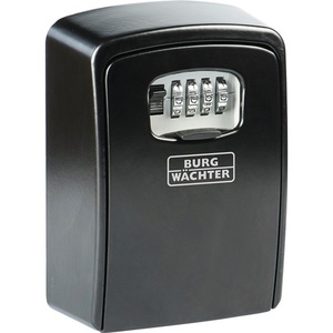 BURG-WCHTER 40 H145xW105xD55mm Key Safe with Protective Cap and Combination <b>Lock</b> for Home Storage & Organization - Product Image 1