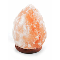 Lampe de sel de l'Himalaya, cristal de roche naturel, lampe de table, décoration intérieure, écologique, pierre brute, décoration maison