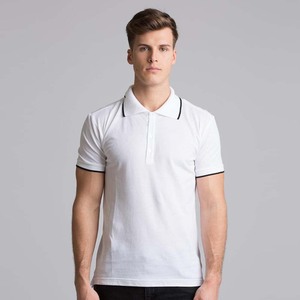 เสื้อโปโลแขนสั้นผ้าคอตตอนสำหรับผู้ชาย, เสื้อคอตตอนสีล้วนมีปก2025 - Product Image 6