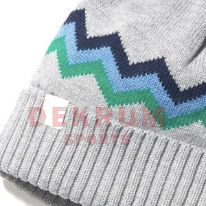 Bonnet en laine tricotée 2026, vente en gros à bas prix, chaud, respirant, en coton de haute qualité avec logo de créateur - Product Image 5