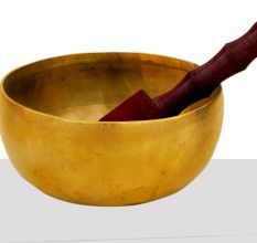 Recién Llegado: Cuenco Tibetano de Latón del Himalaya, Empaquetado en Cartón Ecológico, Martillado de Alta Calidad para Yoga y Meditación - Product Image 3