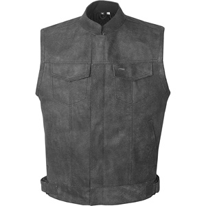 Dernier modèle, très demandé, prix de gros, qualité supérieure, gilet de motard en cuir pour homme - Product Image 3
