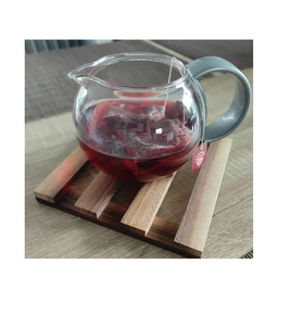 Dessous de plat en bois naturel poli à la main poêle et support de casserole prix de gros dessous de plat en bois d'acacia - Product Image 1