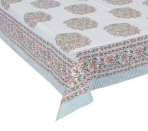 Mantel de algodón con diseño Floral ecológico, lavable a máquina, cubierta decorativa para mesa del hogar para fiesta de boda - Product Image 1