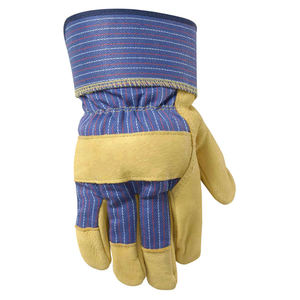 Guantes DE TRABAJO grandes de cuero mecánico de alta resistencia de nuevo diseño, Parche de pulgar personalizado, guantes de trabajo sin látex para seguridad - Product Image 4