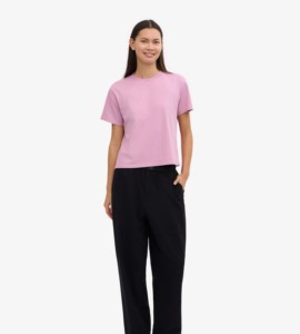 Camiseta básica recortada para correr y Yoga de manga corta personalizada, Camiseta deportiva de entrenamiento para mujer - Product Image 2