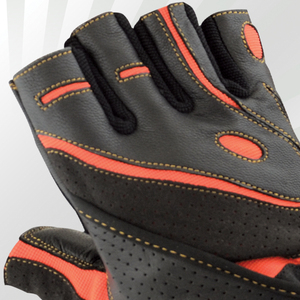 OEM personalizado guantes de levantamiento de pesas de cuero gimnasio Fitness entrenamiento deportes guantes de entrenamiento para hombres y mujeres al por mayor - Product Image 2