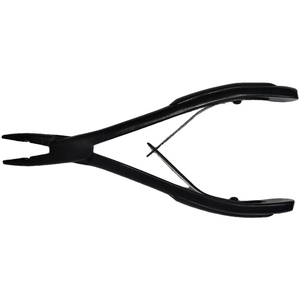 Pince à cheveux pour extensions de cheveux en acier inoxydable et silicone en gros |   Outil capillaire professionnel durable pour usage commercial en salon - Product Image 1