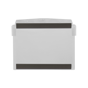 Portadocumenti con flap protettivo, magnetico, DIN A5 orizzontale, grigio chiaro, 2 strisce magnetiche, 10 pz / confezione. - SD - Product Image 2