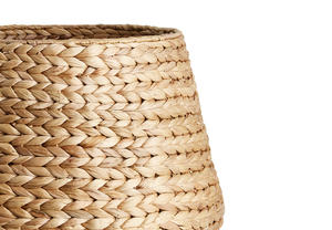 Panier de rangement rustique tissé en jacinthe d'eau écologique de haute qualité avec couvercle, couleur personnalisée, multi-usages pour la maison, l'hôtel/restaurant - Product Image 5