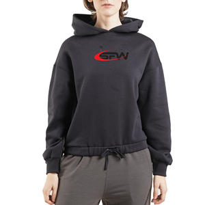 Sudaderas con capucha para mujer, venta al por mayor, jersey de gran tamaño, sudaderas recortadas de algodón, ropa de calle con capucha, chaquetas de lana, ropa informal de invierno - Product Image 1