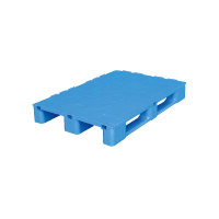 Palette en plastique HDPE vierge robuste Etap 80x120 MP, simple face, application industrielle, entrée bidirectionnelle, charge dynamique 2,0T, 17 kg