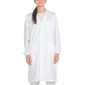 Combinaison de travail unisexe blanche CBF Balducci, vêtements de travail professionnels, confortable, 65% polyester, 35% coton, tissu durable, fabriqué en Albanie - Product Image 3