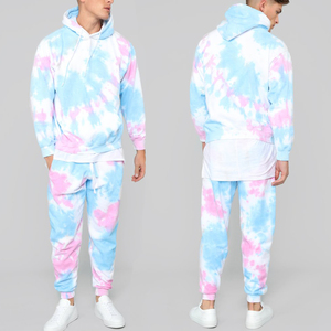 Sudadera oversize Rainbow tie Dye Hoodies Mujeres JIEAN Venta caliente Reversible Hoodies Popular - Product Image 2